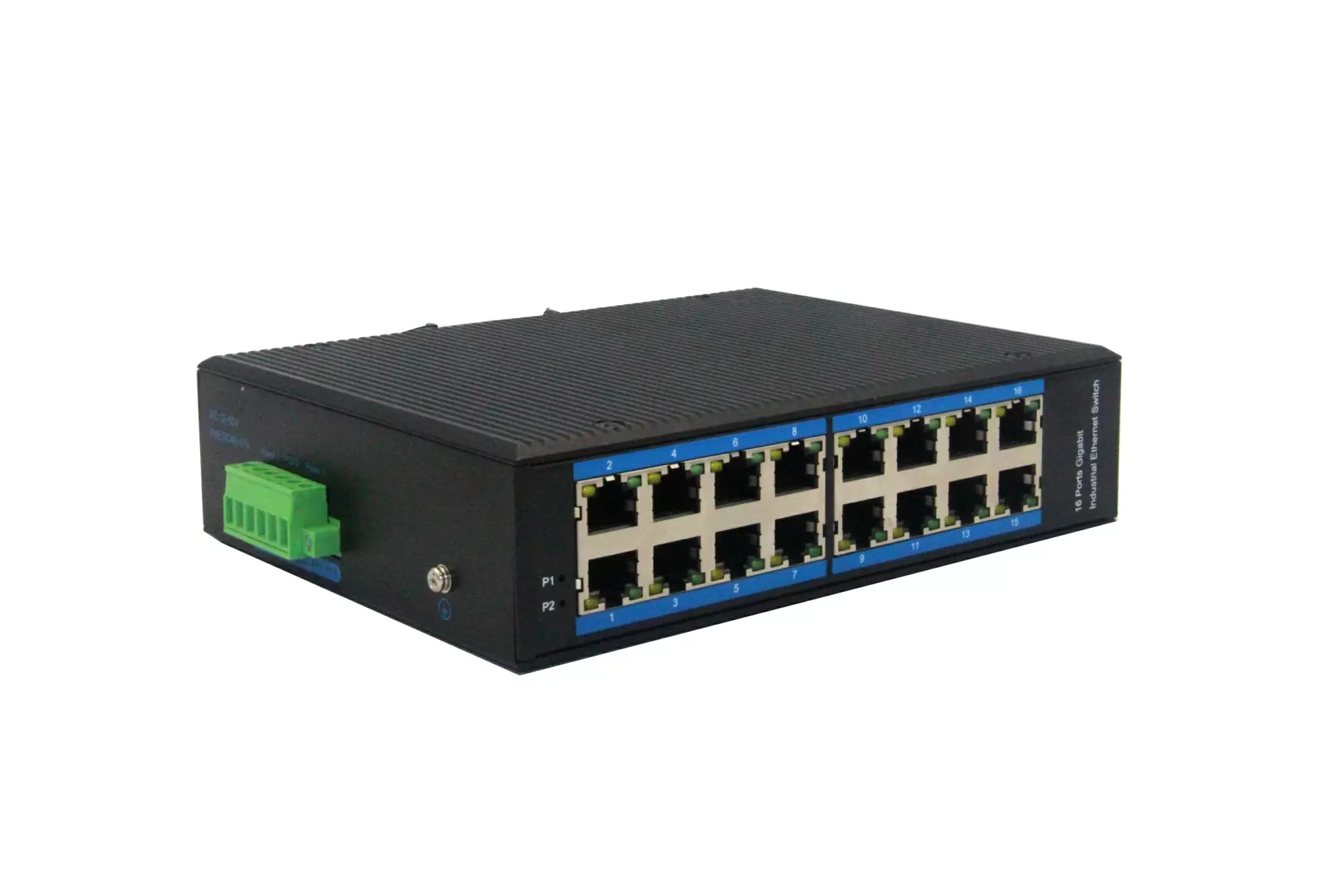 China OEM manufacturer cost effective Din-rail designed 16 Port 100Mbps Industrial PoE switch from Yuhang communication , ZXR016FP