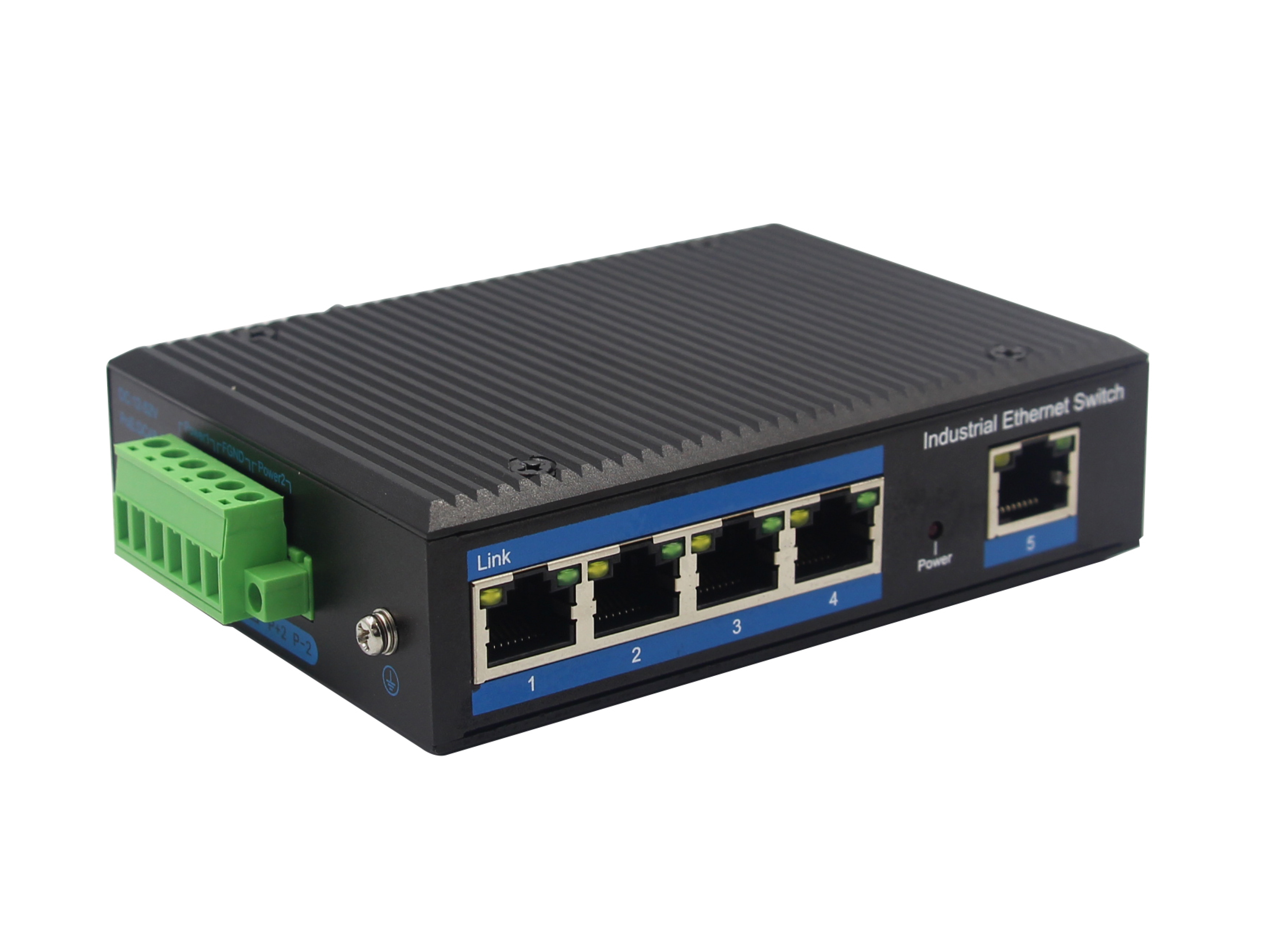 Entry level Industrial grade ethernet switch COST-effective 5 port 100Mbps max. 5 port output, suites for distributor OEM wholsaler indoor CCTV outdoor CCTV purpose  ZXR05F