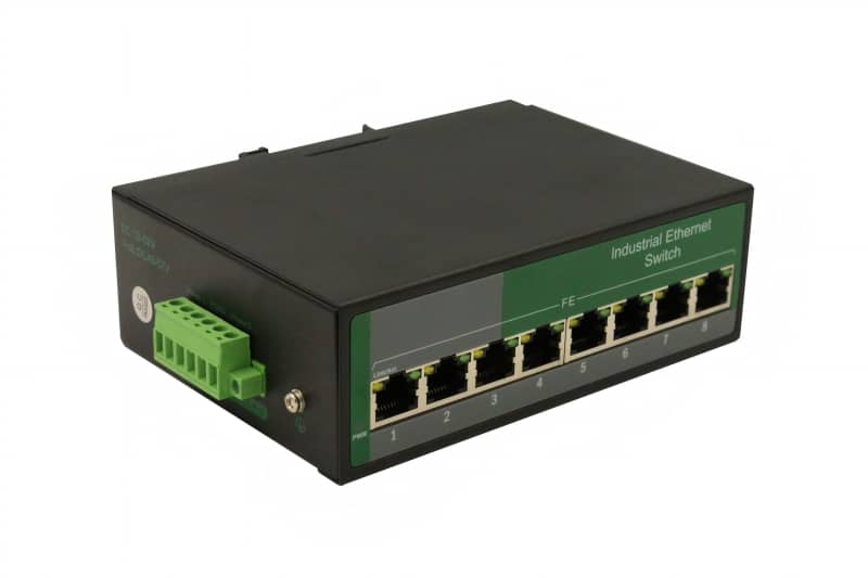 8 Port Industrial switch factory.jpg