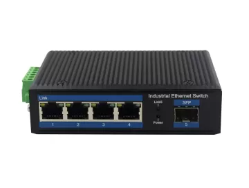 Made in China 4 port gigabit RJ45 ethernet switch+1G SFP uplink Industrial grade with 4 port PoE for