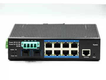 Bypass Industrial switch 4-Port Gigabit+2G SFP (Bypass is compatible with any of our switches) ZX24G